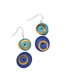 Adria Blue Dangle Earrings