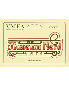 Museum Nerd Art Nouveau Sticker