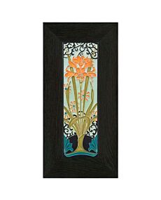 Motawi Tileworks Amaryllis Framed - Tangerine