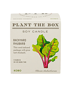  Plant the Box Candle Backyard Rhubarb