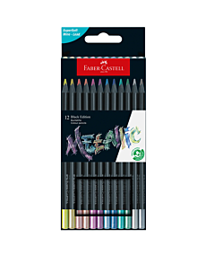 Black Edition Metallic Colored Pencils