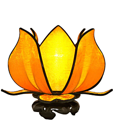 Baby Blooming Lotus Lamp - Gold, Green, Red
