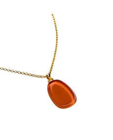 Garda Petal Necklace - Bright Orange