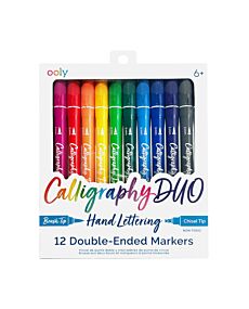 Calligraphy Duo Double-Ended Markers - Set of 12