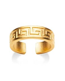 Classical Meander Ring - Bright Gold
