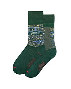 Claude Monet Bridge Over A Pond with Water Lilies Socks