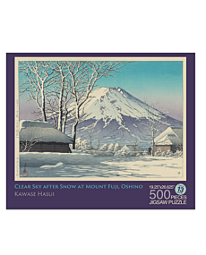 Clear Sky After Snow at Mount Fuji, Oshino 500 Piece Puzzle