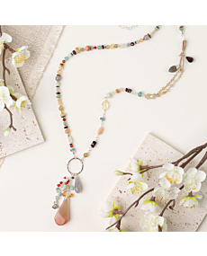 Anne Vaughan Gentle Breeze Collage Necklace