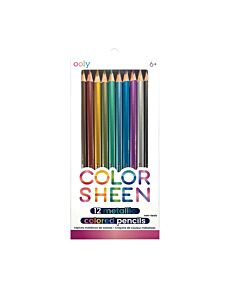 Color Sheen Metallic Colored Pencils - Set of 12