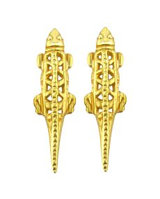 Crocodile Drop Earrings