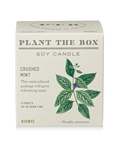 Crushed Mint Plant The Box Candle