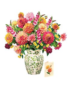 Dahlia Sunrise Grande Pop-Up Flower Bouquet