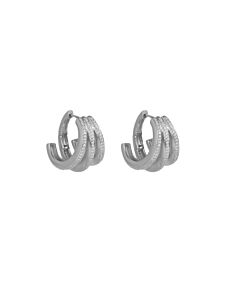 Dean Davidson Pavé Dauphine Hoop Earrings
