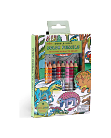 Dinosaurs Color Pencil Mini Mural
