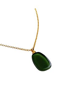 Garda Petal Necklace - Emerald Green