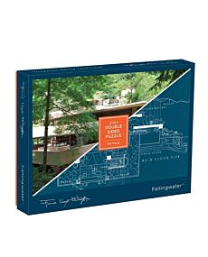 Frank Lloyd Wright Fallingwater 2-sided 500 Piece Puzzle