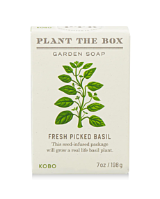 Fresh Picked Basil Plant the Box Bar Soap