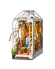 DIY Miniature Book Nook Kit | Garden House