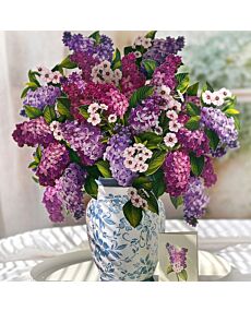 Grande Garden Lilacs Pop-Up Flower Bouquet