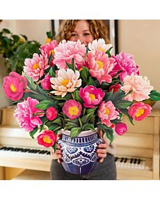 Grande Peony Paradise Pop-Up Flower Bouquet