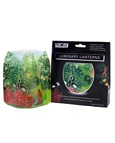 Henri Rousseau Tropical Forest with Monkeys Luminary Lantern