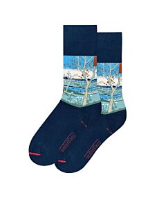 Hiroshige View of Mount Fuji from Koshigaya, Musashi Province Socks