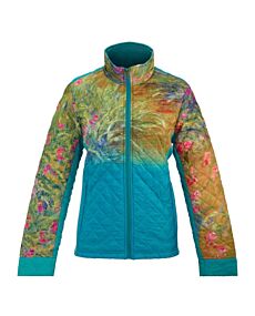 Irises by Monet Quilted Jacket