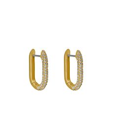 Dean Davidson Juliette Pavé Huggie Hoop Earrings