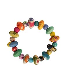 Kantha Dotted Button Bracelet