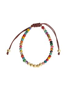 Kantha Milieu Gilded Slide Bracelet
