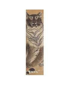 Chikudo Fierce Tiger Howling in the Wind Acrylic Magnet + Ruler