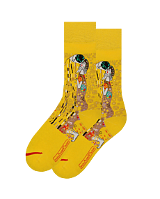 Gustav Klimt The Kiss Yellow Socks