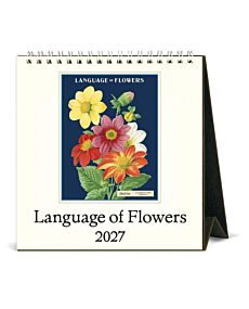 Language of Flowers 2027 Desk Calendar
