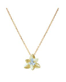 Lotus Blossom Gold Necklace