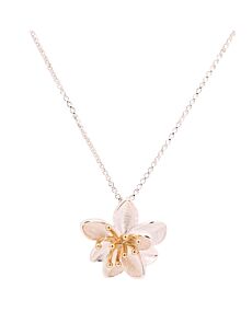 Lotus Silver Necklace