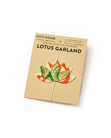 Lotus Recycled Paper Garland