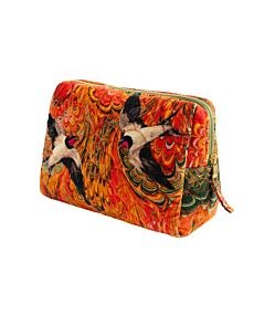 Marbled Swallow Quilted Toiletry Bag