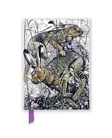 Martin Truefitt-Baker: Hares in Meadow Cranesbill Foiled Journal