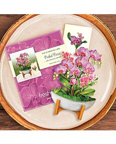 Mini Orchid Oasis Pop-Up Greeting Card