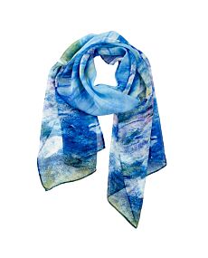 Monet Water Lilies Sheer Scarf