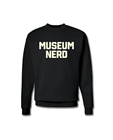 Museum Nerd Collegiate Felt Sweater