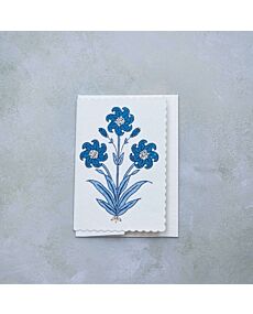 Nargis Sapphire Blank Card