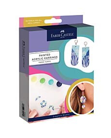 Painted Acrylic Earrings