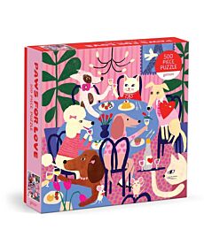 Paws For Love 500 Piece Puzzle
