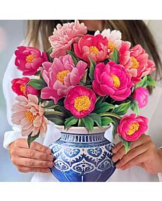 Peony Paradise Pop-Up Flower Bouquet