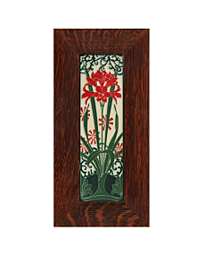 Motawi Tileworks Framed Amaryllis - Red