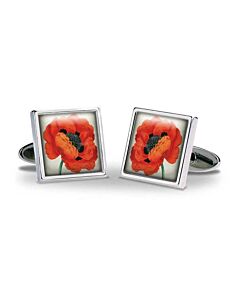 Remembrance Poppy Cufflinks