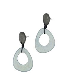 Sage Blue Drop Earrings