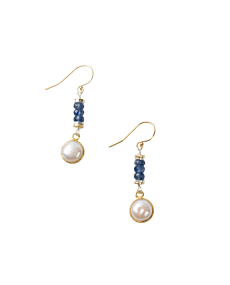 Anne Vaughan Seaside Bezel Dangle Earrings