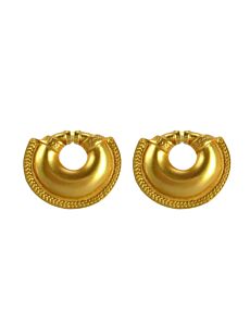 Small Crescent Dangle Earrings